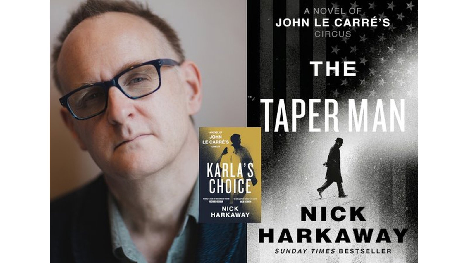 Nick Harkaway promotes his new George Smiley novel, The Taper Man