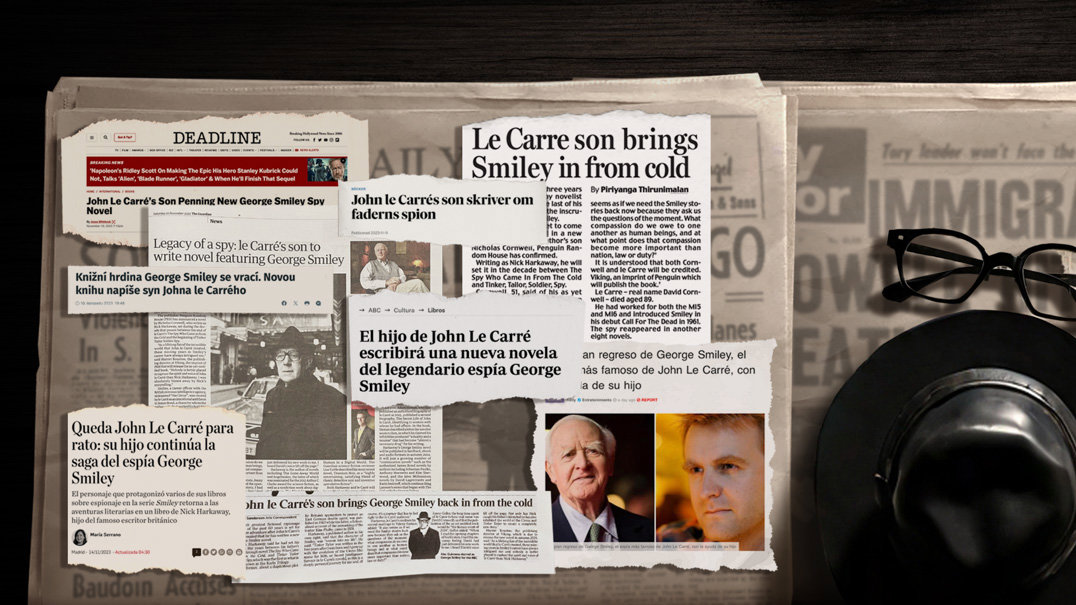 News breaks about Nick Harkaway writing the new John le Carré novel